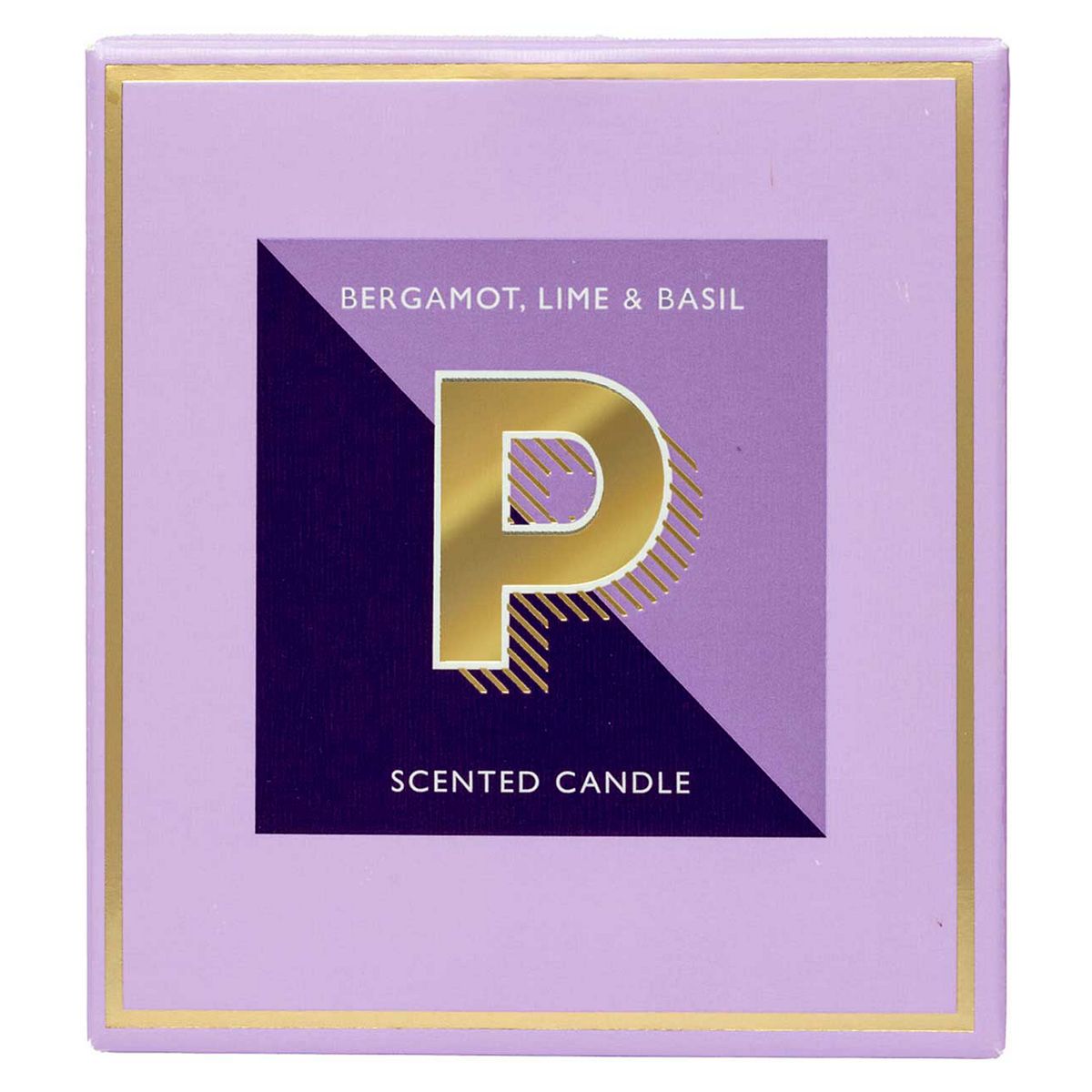 Landon Tyler Alphabet Candle Letter 'P' Bergamot, Lime & Basil 140G