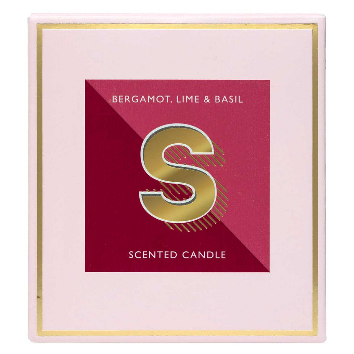 Landon Tyler Alphabet Candle Letter 'S' Bergamot, Lime & Basil 140G
