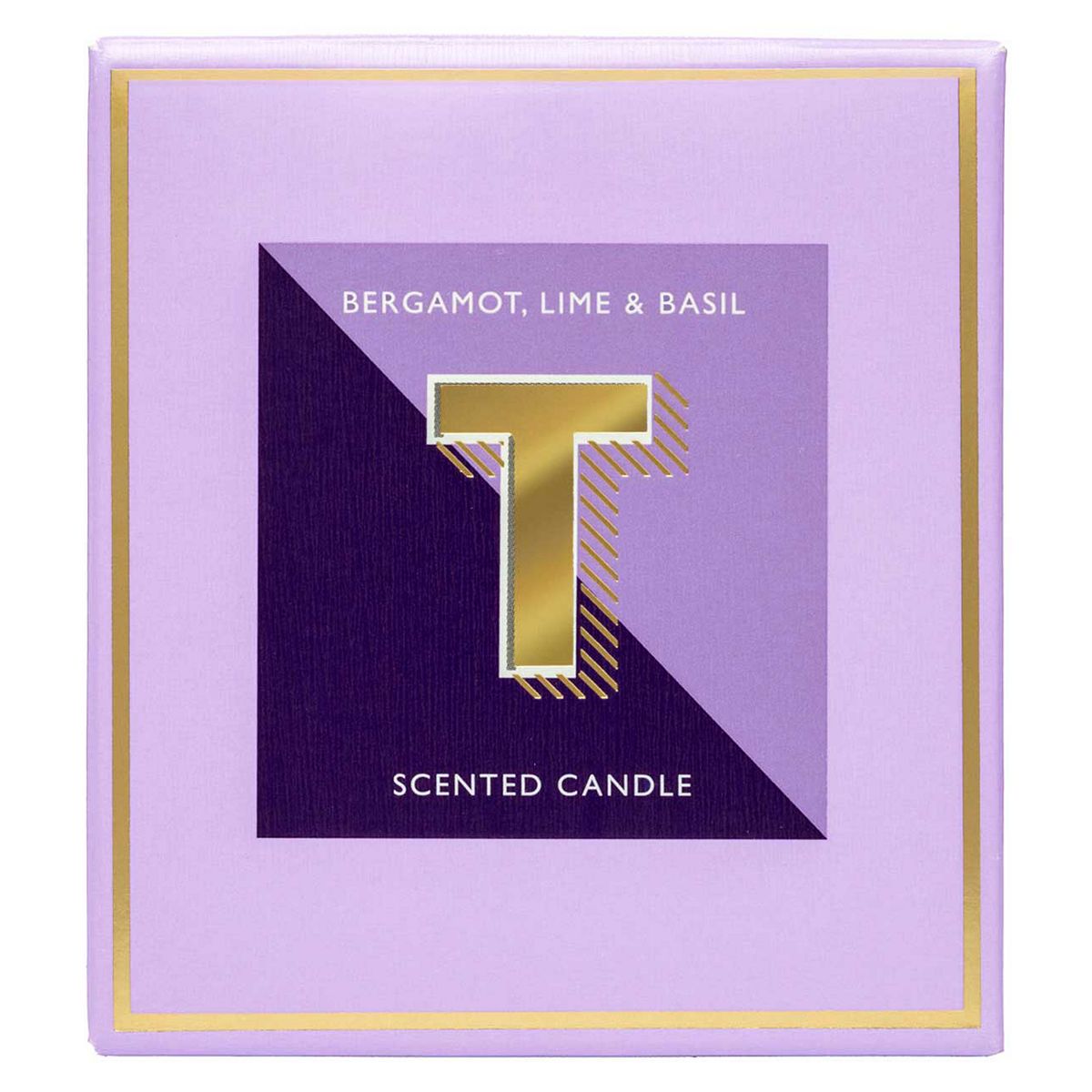 Landon Tyler Alphabet Candle Letter 'T' Bergamot, Lime & Basil 140G