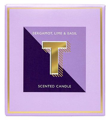 Landon Tyler Alphabet Candle Letter 'T' Bergamot, Lime & Basil 140g