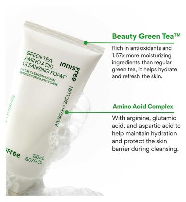 Innisfree Green Tea Amino Acid Cleansing Foam 150ml (11)