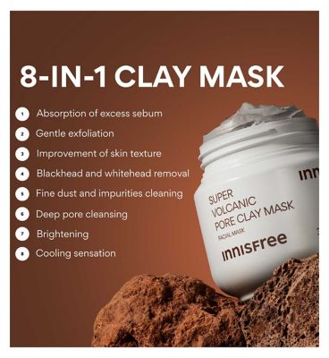 Innisfree Super Volcanic Pore Clay Mask 100ml (11)