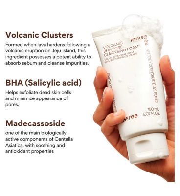 Innisfree Volcanic BHA Pore Cleansing Foam 150ml (7)