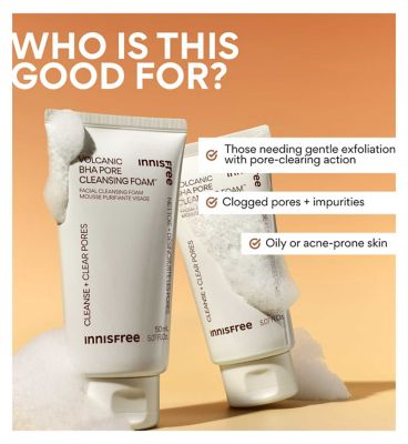 Innisfree Volcanic BHA Pore Cleansing Foam 150ml (11)