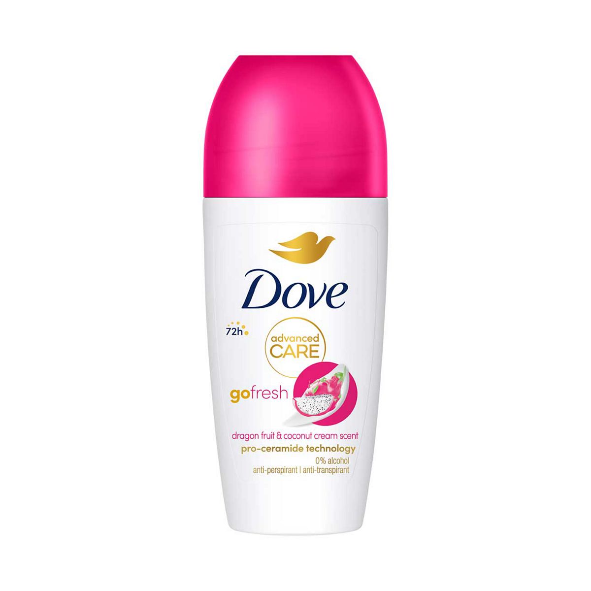 Dove Advanced Antiperspirant Dragon Fruit And Coconut Cream Roll On 50Ml