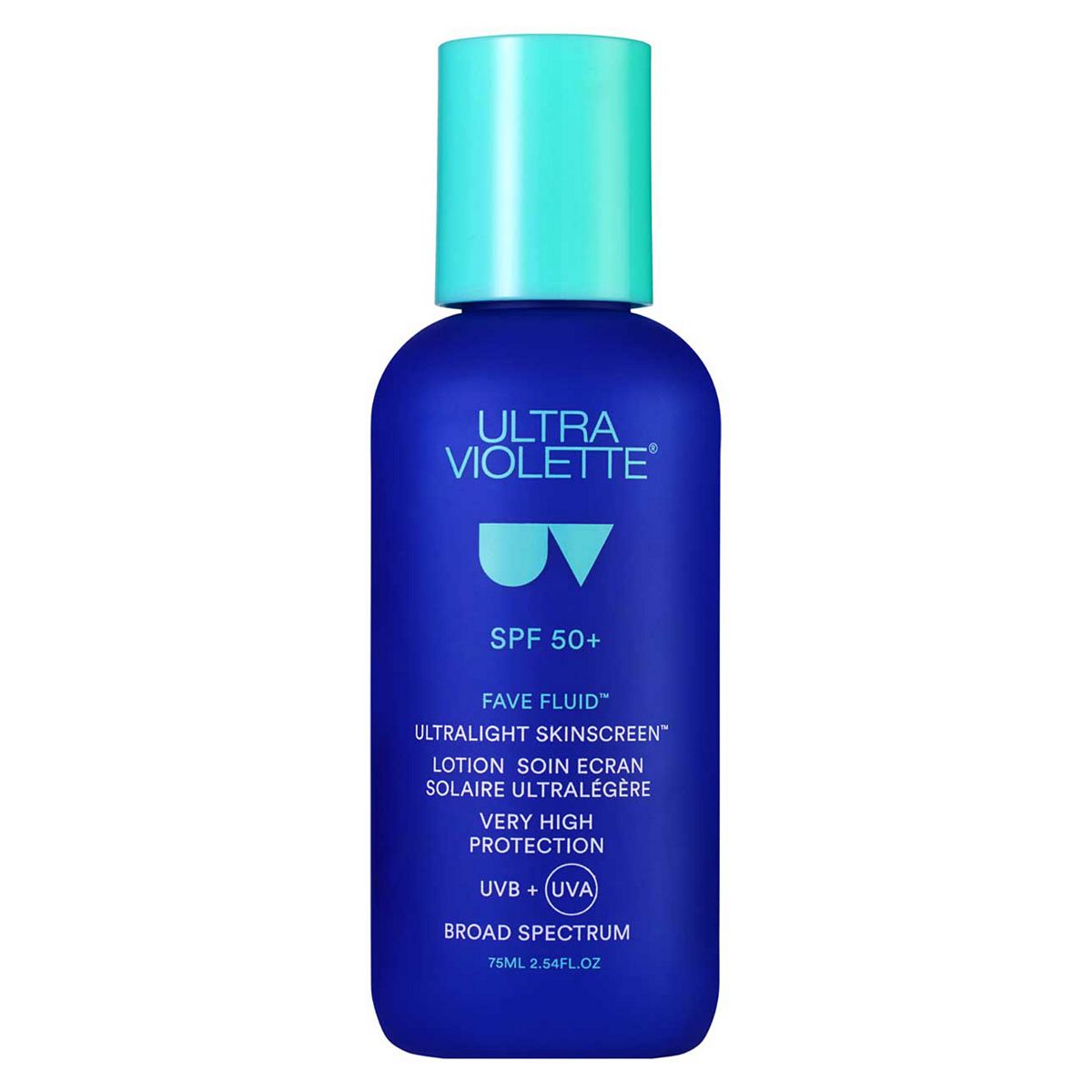 Ultra Violette Fave Fluid Ultralight Skinscreen Spf50+ 75ml
