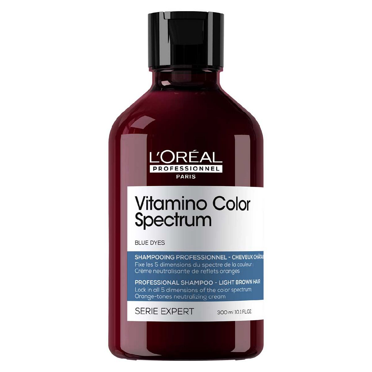 L'Oreal Professionnel Vitamino Color Spectrum Blue Tinted Shampoo For Light Brown Coloured Hair 300ml