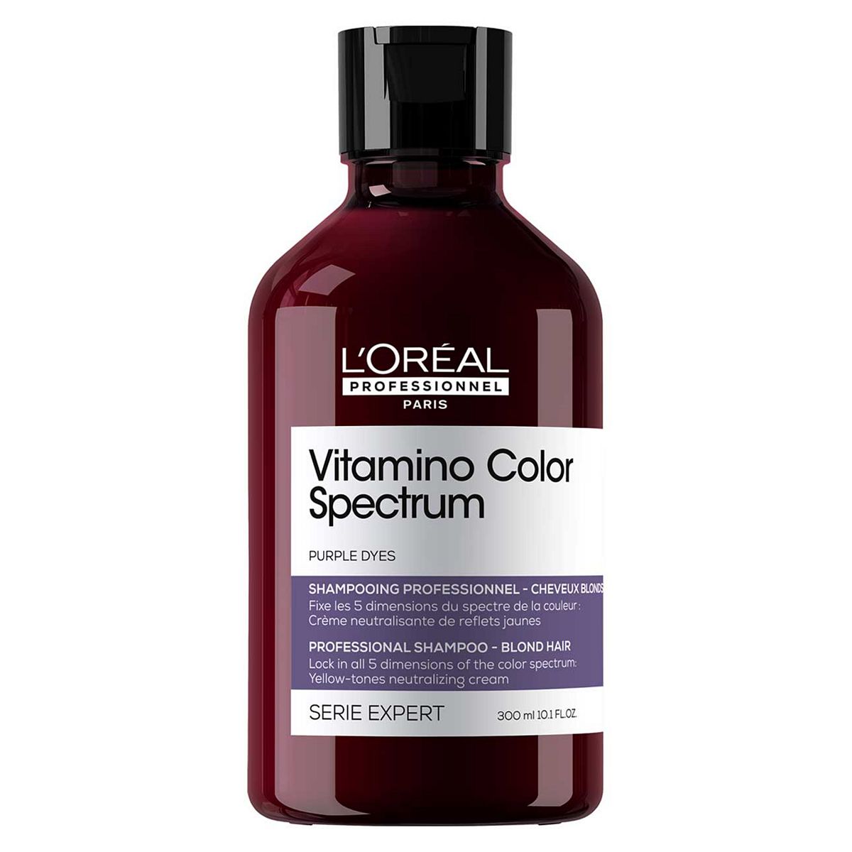 L'Oreal Professionnel Vitamino Color Spectrum Purple Tinted Shampoo For Blonde Coloured Hair 300ml