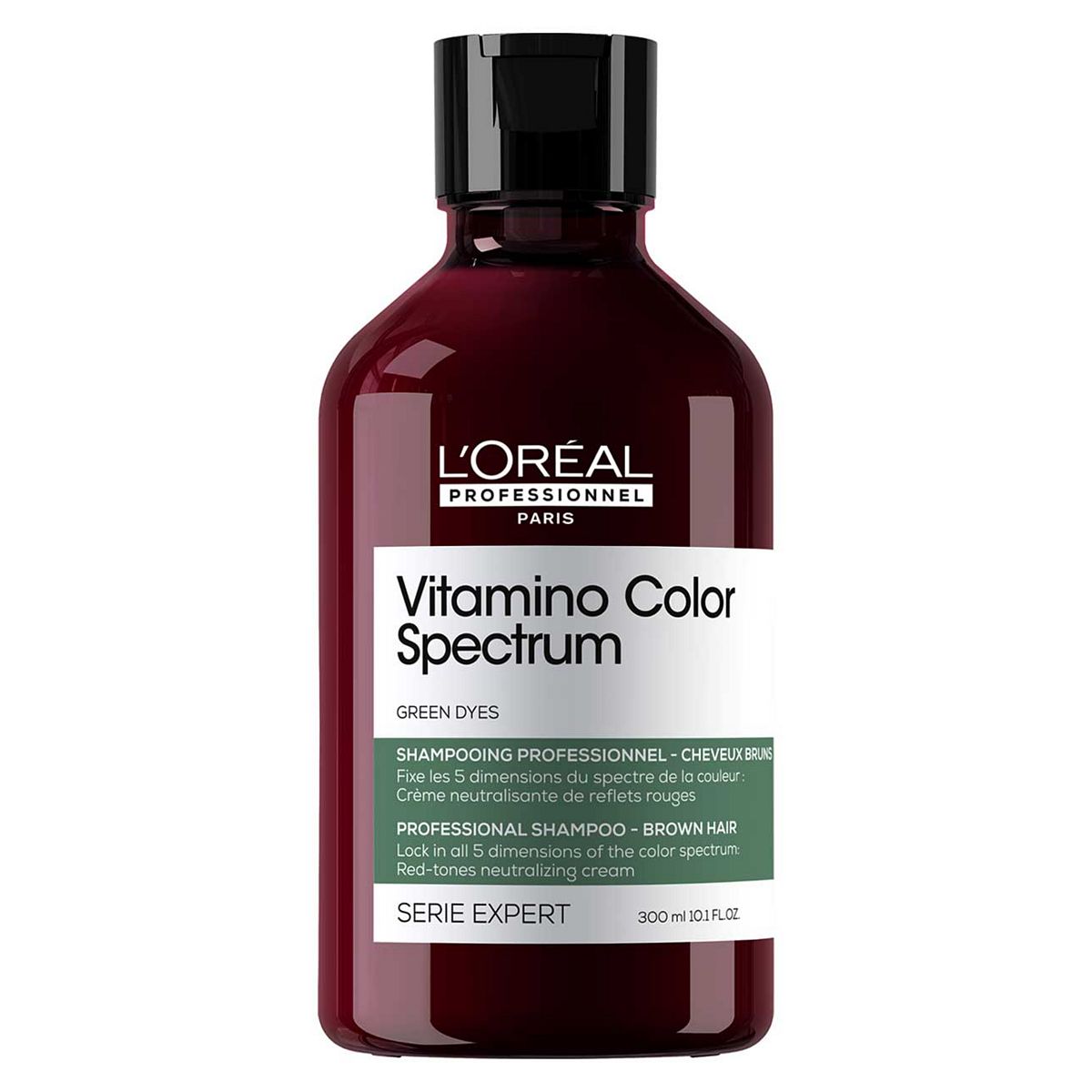 L'Oreal Professionnel Vitamino Color Spectrum Green Tinted Shampoo For Dark Brown Coloured Hair 300ml