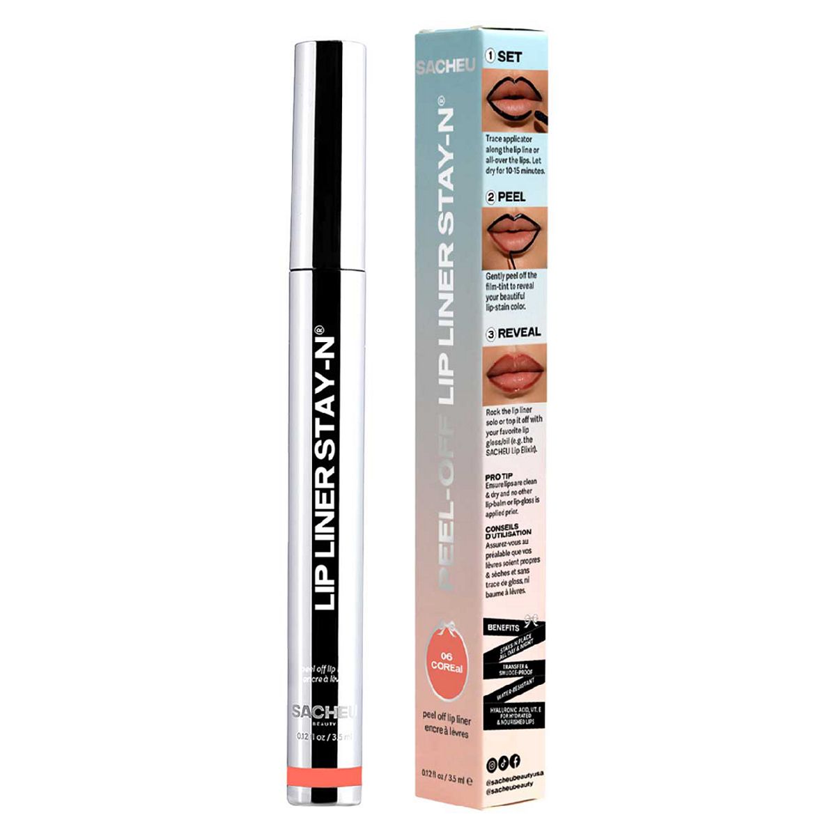 Sacheu Stay-N Lip Liner Coreal 3.5ml