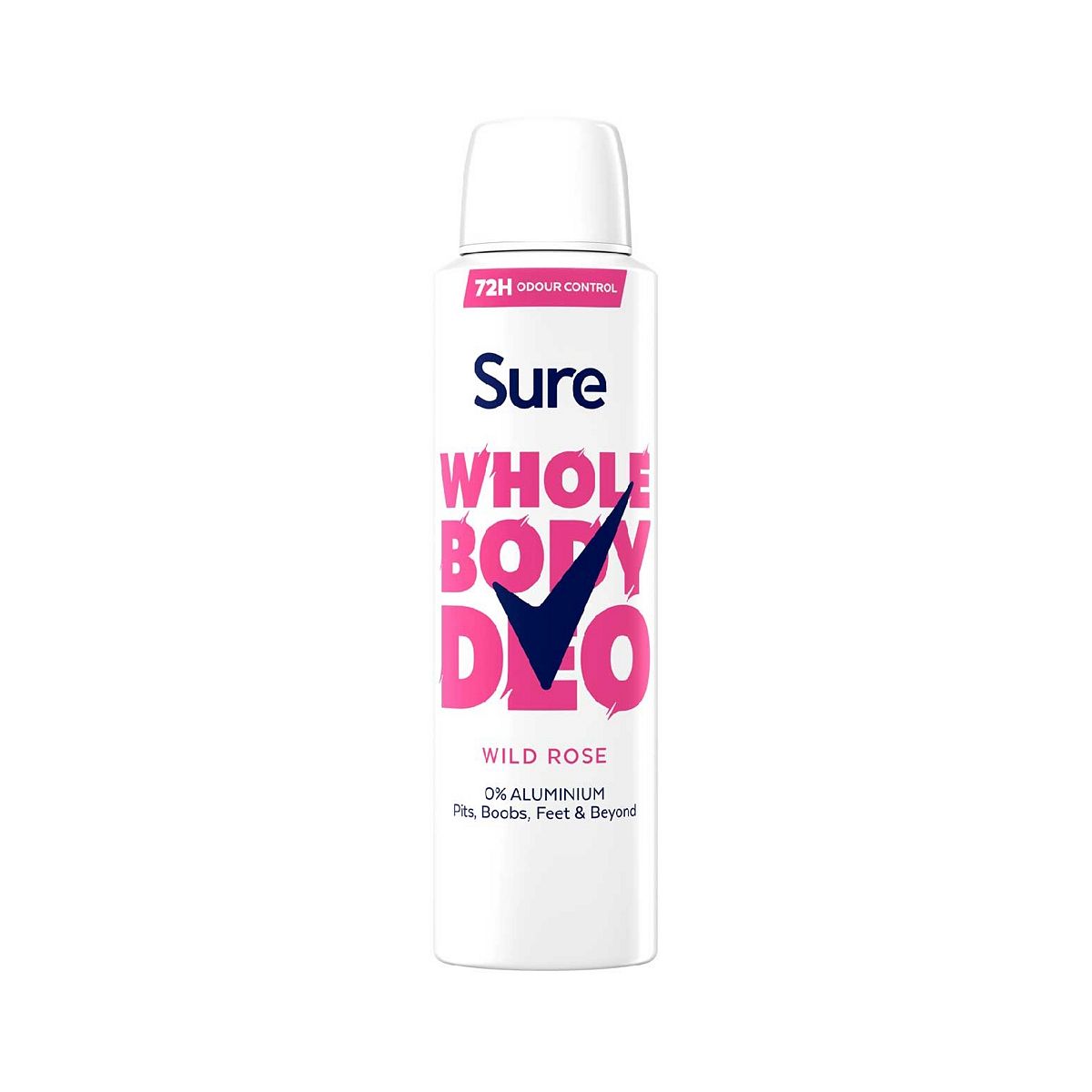 Sure Women Wild Rose 72Hr Whole Body Deodorant Spray 150ml