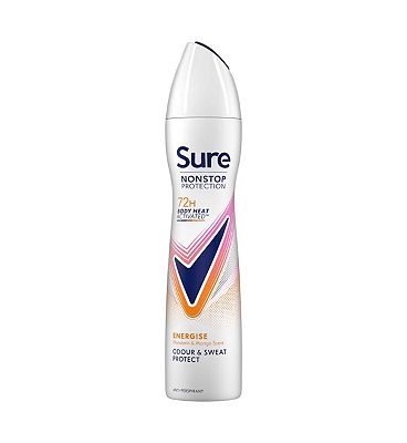Sure Women Nonstop Protection Energise 72hr Deodorant Spray 250 ml