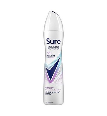 Sure Women Nonstop Protection Vitality 72hr Deodorant Spray 250 ml