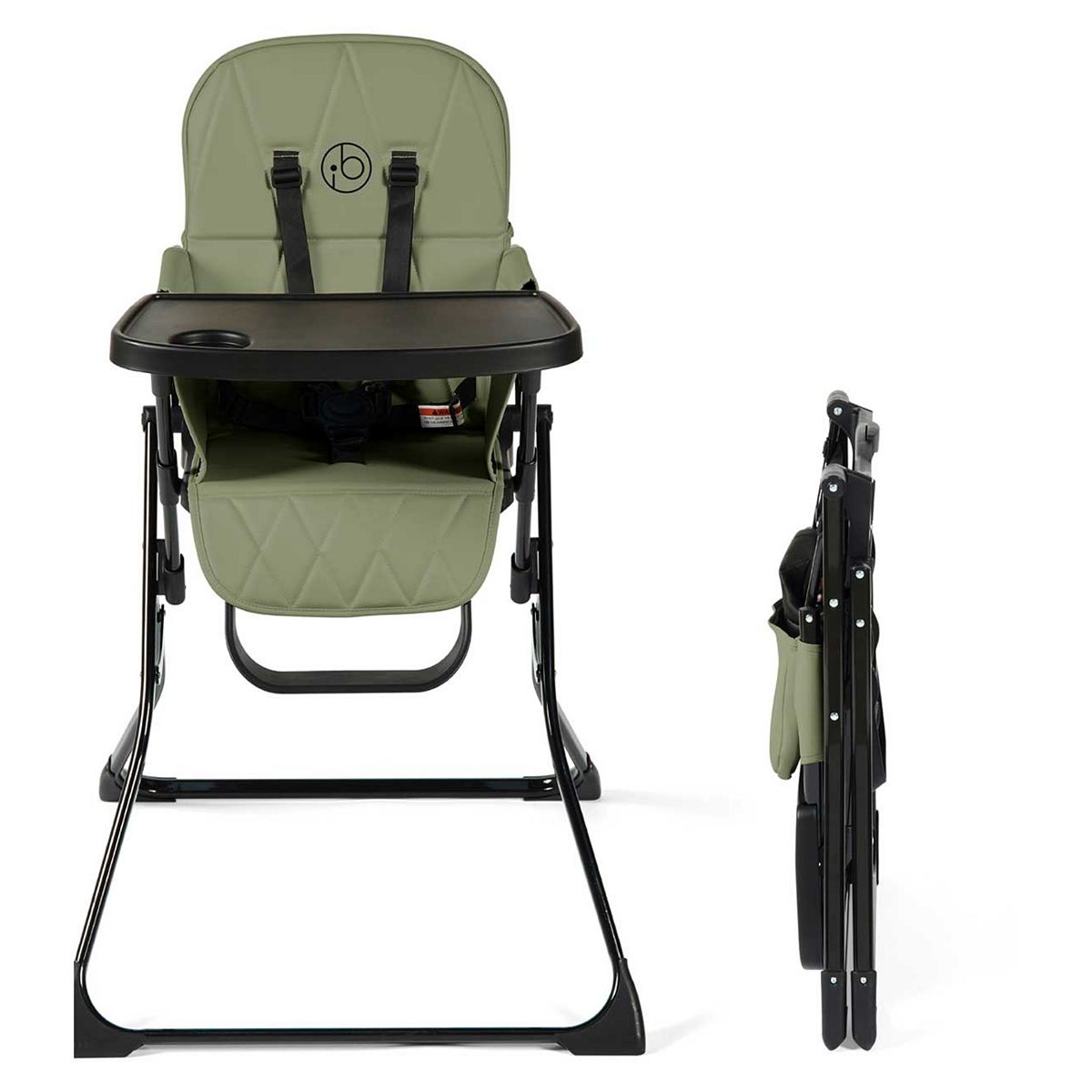 Ickle Bubba Flip Magic Fold Highchair - Sage Green