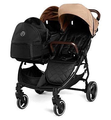 Ickle Bubba Venus Prime Double Stroller Biscuit