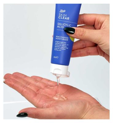 Boots Skin Clear with Salicylic Acid and Niacinamide Face Gel Moisturiser 50ml (3)