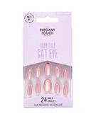 Elegant Touch Fairy Tale Cat Eye Aurora False Nails With Glue 24s