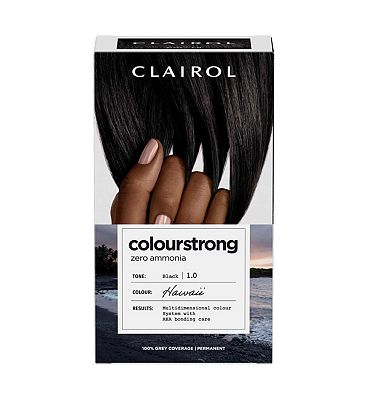 Clairol Colour Strong Permanent Hair Dye 1.0 black 199ml