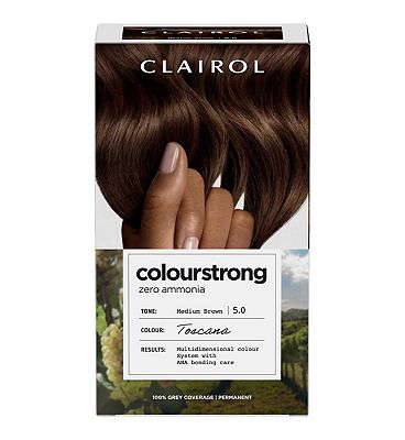 Clairol colour Strong Permanent Hair Dye 5.0 Medium Brown 199ml