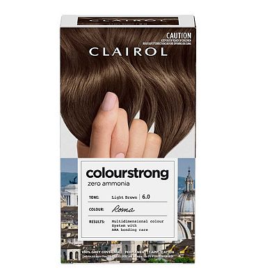 Clairol Colour Strong Permanent Hair Dye 6.0 Light Brown 199ml