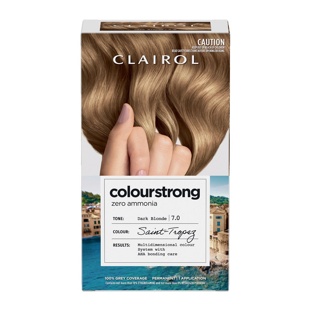 Clairol Colour Strong Permanent Hair Dye 7.0 Dark Blonde 199ml