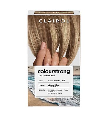 Clairol Colour Strong Permanent Hair Dye 8.0 Medium Blonde 199ml