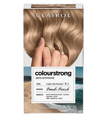 Clairol Colour Strong Permanent Hair Dye 9.1 Light Ash Blonde 199ml