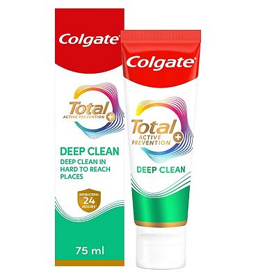 Colgate Total Active Prevention + Deep Clean Toothpaste 75ml