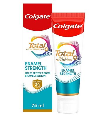 Colgate Total Active Prevention + Enamel Strength Toothpaste 75ml