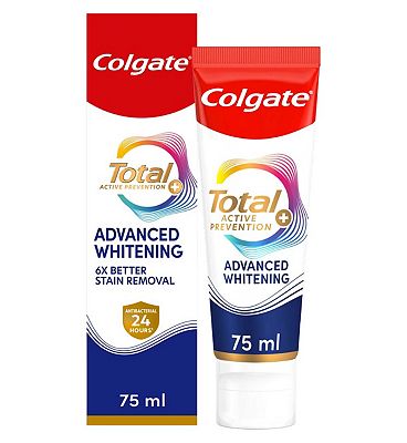 Colgate Total Active Prevention And Advanced Teeth Whitening Toothpaste 75Ml