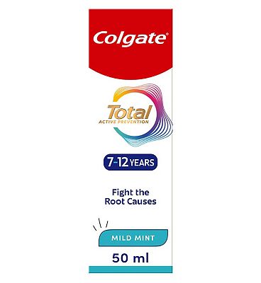 Colgate Total Active Prevention Kids 7-12 Years Mild Mint Toothpaste 50ml