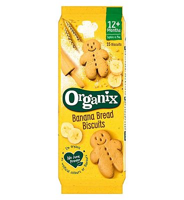 Organix Banana Bread Biscuits 135g