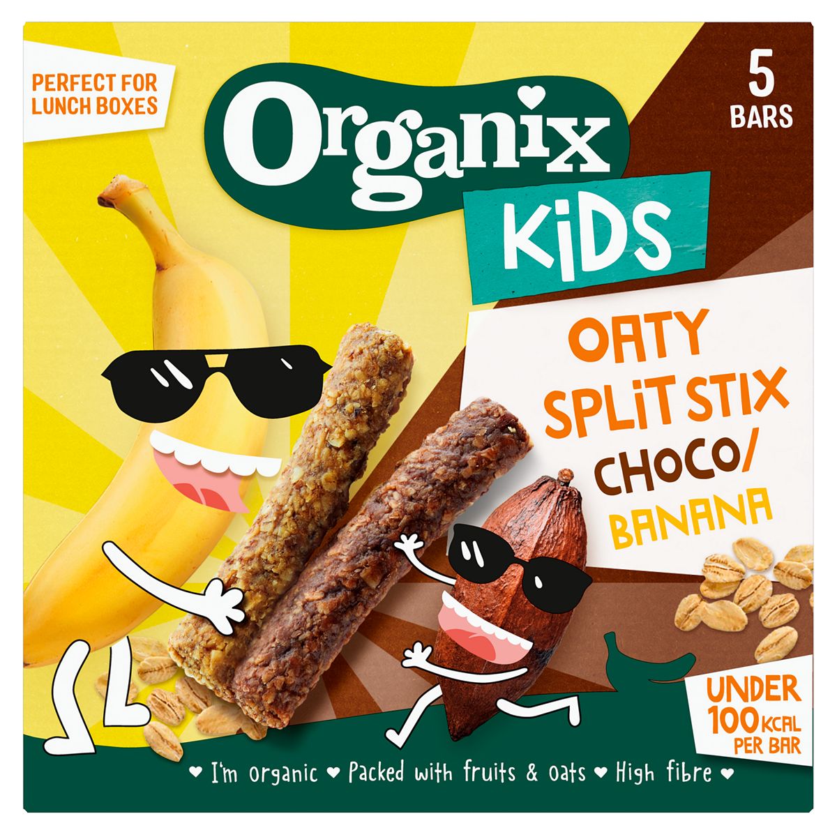 Organix Goodies Choco Banana Sticks Multipack 5X23g