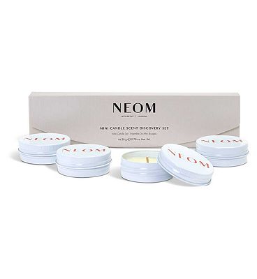 NEOM Wellbeing Mini Candle Scent Discovery Set