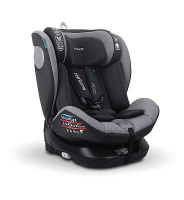 Miniuno Rotatiie R129 Swivel Car Seat - Grey