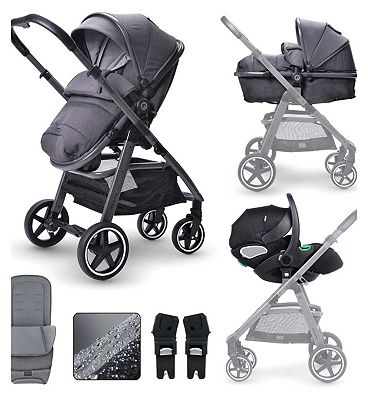 Miniuno Tourago 2 In 1 Travel System - Anthracite