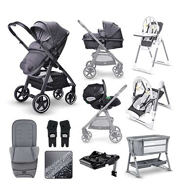 Miniuno Tourago Travel System Complete Bundle - Anthracite