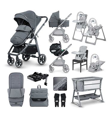 Miniuno Ventoura Travel System Complete Bundle - Anthracite