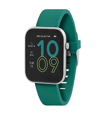 Reflex Active series 12 teal smart watch