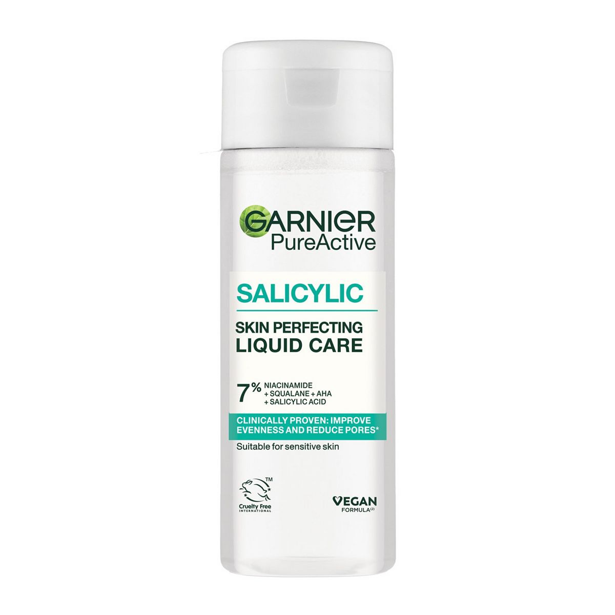Garnier Salicylic Skin Perfecting Liquid Care, 7% Niacinamide, Squalane, Aha & Acid 120ml