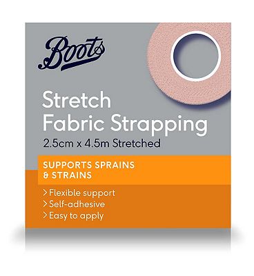 Click to view product details and reviews for Boots Stretch Fabric Strapping 25cm X 45m.