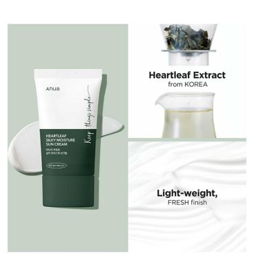 Anua Heartleaf Silky Moisture Sun Cream SPF 50 PA++++ (4)