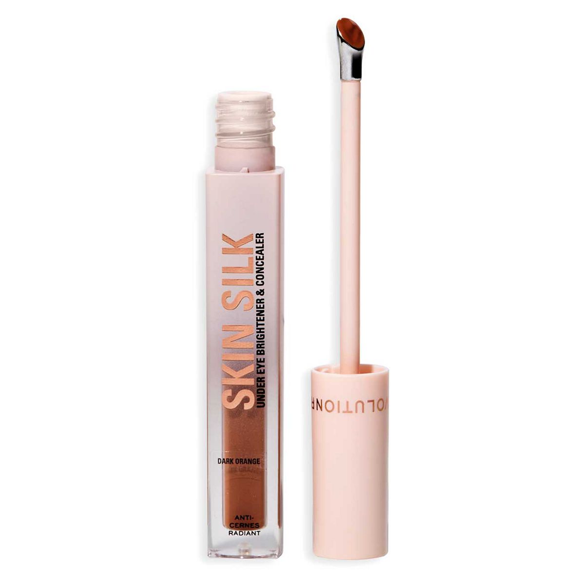 Revolution Skin Silk Serum Under Eye Brightener & Concealer Dark Orange 4ml