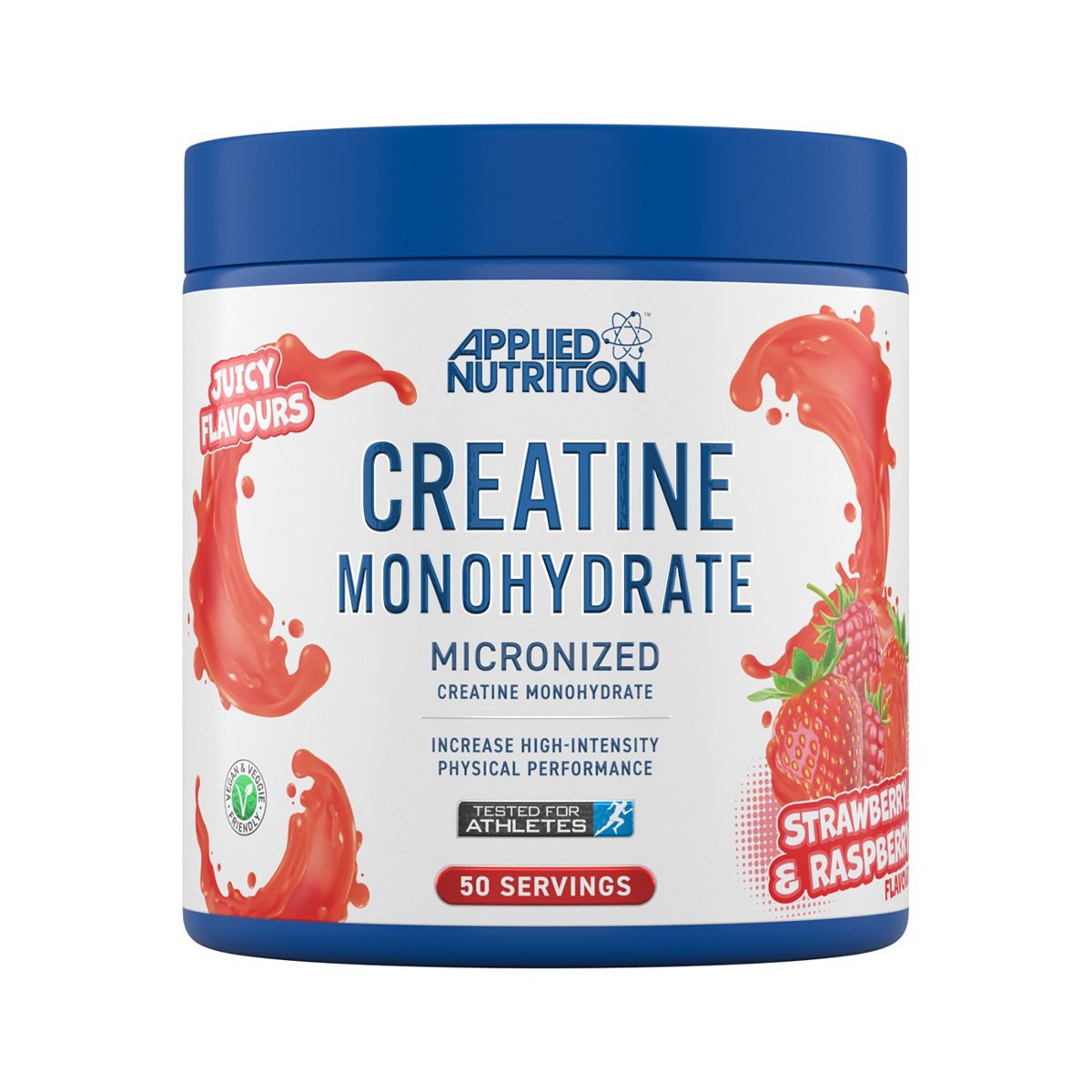 Applied Nutrition Creatine Monohydrate Powder Strawberry & Raspberry 250G