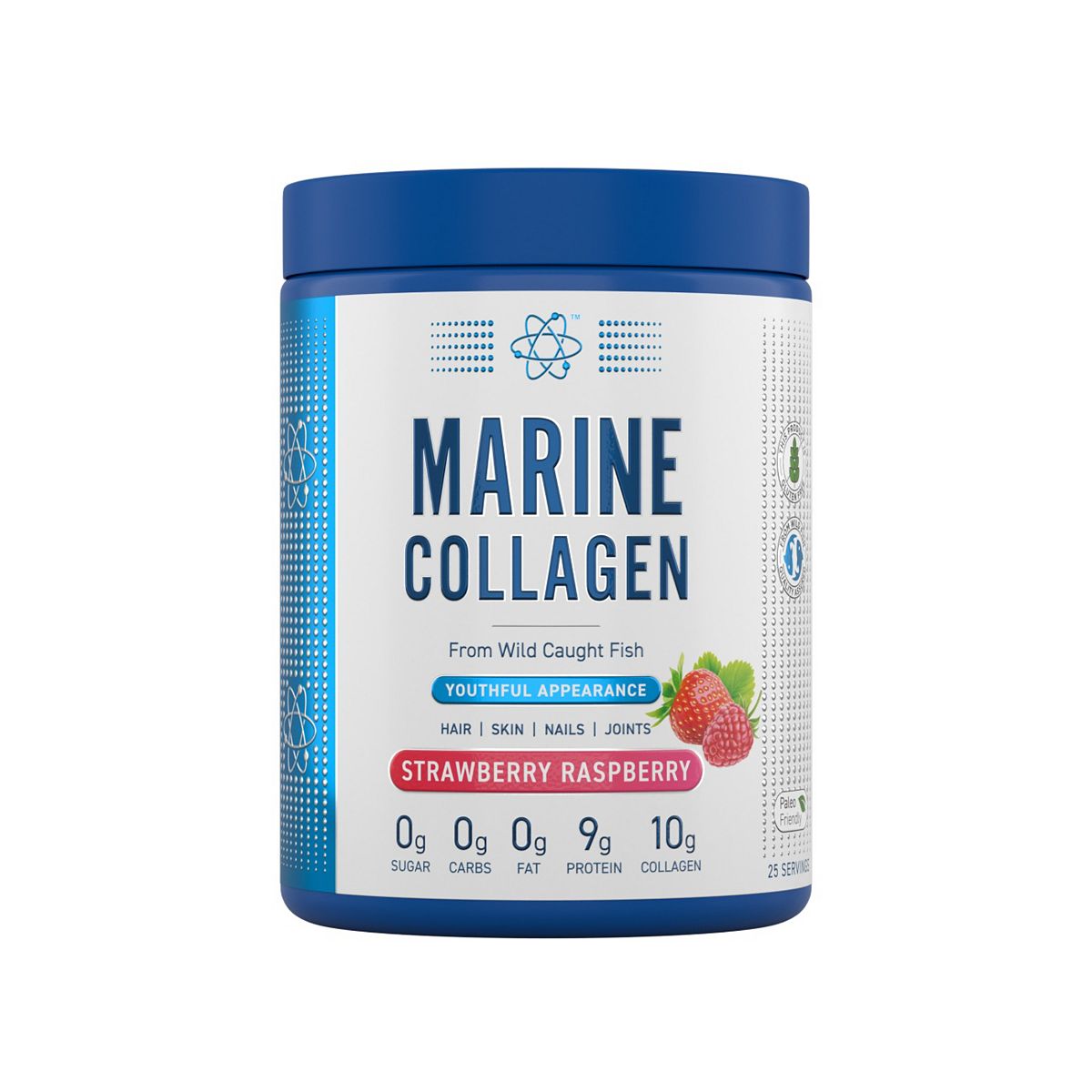Applied Nutrition Marine Collagen Powder Strawberry Raspberry 300G