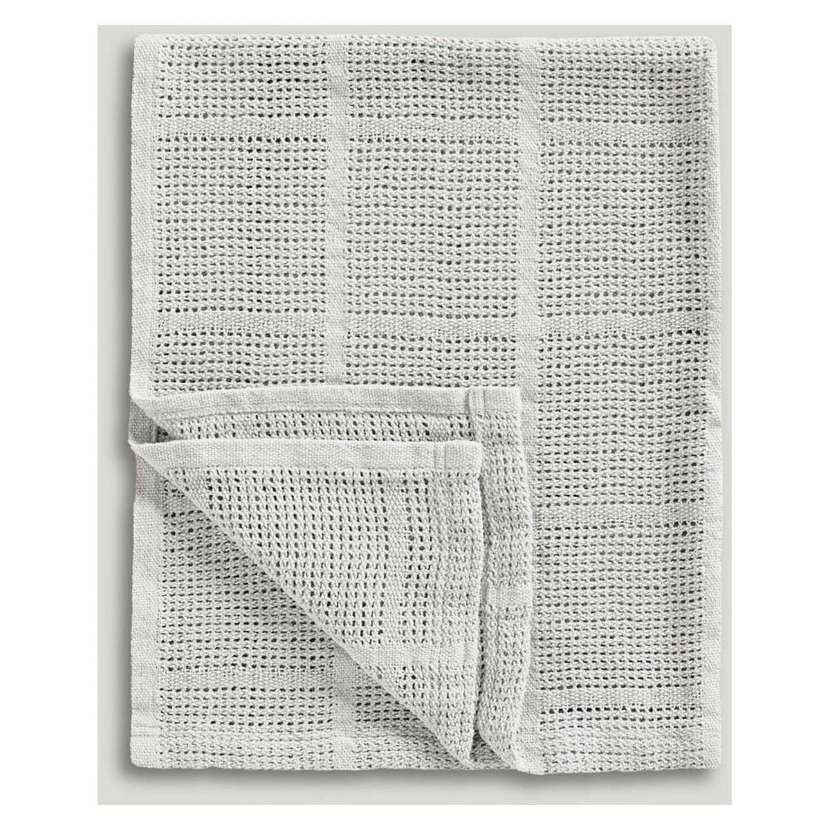 Mothercare Essentials Moses Basket Cellular Blanket Grey