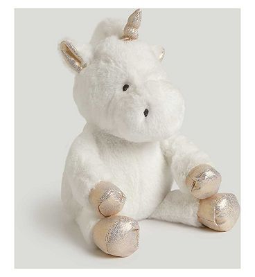 Mothercare Unicorn Plush White
