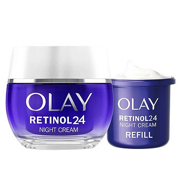 Olay Retinol 24 Night Cream 50ml + 50ml Refills Bundle