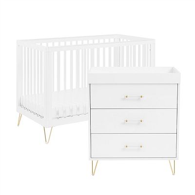 Babymore Kimi Acrylic 2 Piece Nursery Room Set