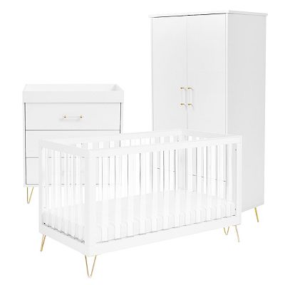 Babymore Kimi XL Acrylic 3 Piece Nursery Room Set